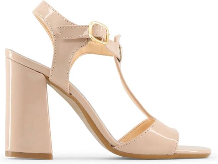 Made in Italia Bruine Strappy Sandalen Beige Dames