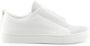 Made in Italia Leren Sneakers met Ritsdetail White Heren - Thumbnail 5