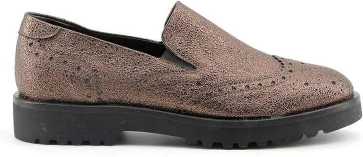 Made in Italia Open Werk Synthetisch Leren Schoenen Brown Dames