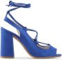 Made in Italia Zwarte sandalen met hoge hak en verstelbare enkelband Blue Dames - Thumbnail 25