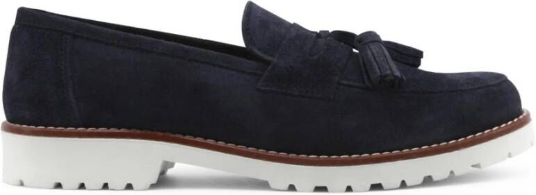 Made in Italia Tassel Loafers met 3cm Hak Blue Dames