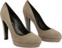 Made in Italia Stijlvolle leren pumps met hoge hak Brown Dames - Thumbnail 6