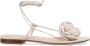 Magda Butrym Crème Gehaakte Bloem Gladiator Sandalen Beige Dames - Thumbnail 1