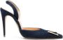 Magda Butrym Towar Denim Slingback Pumps Blauw Dames - Thumbnail 5