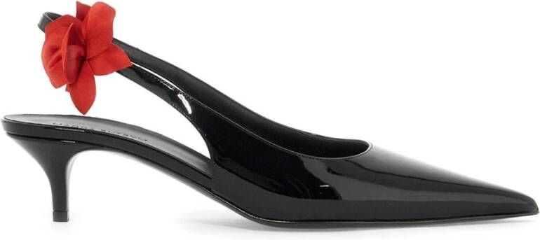 Magda Butrym Roze Lakleren Slingback Décolleté Black Dames