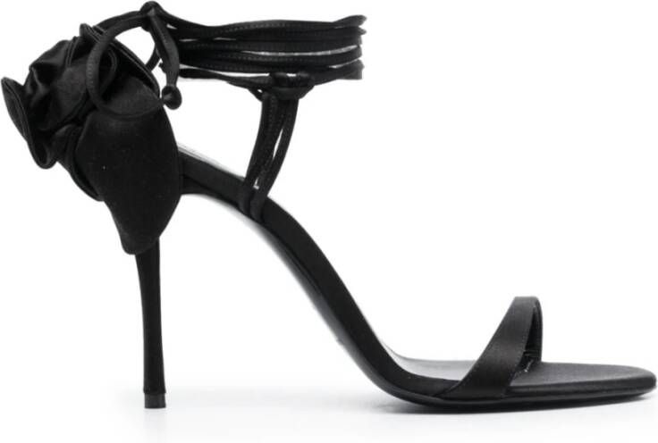 Magda Butrym Zwarte Sandalen voor Vrouwen Aw24 Black Dames