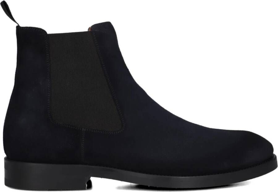 Magnanni Blauwe Suède Chelsea Boots voor Heren Blue Heren