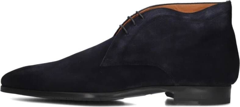 Magnanni Blauwe Suède Heren Nette Schoenen Blue Heren