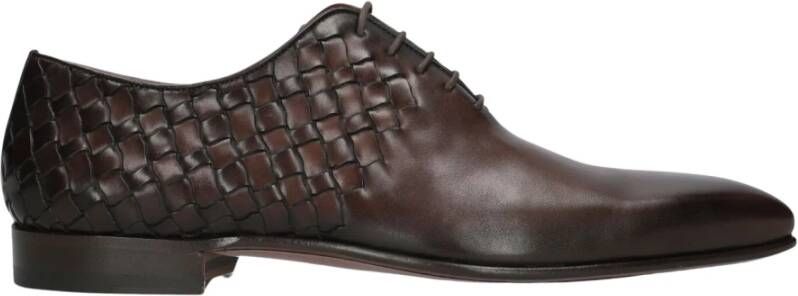 Magnanni Bruin Leren Veterschoenen Brown Heren