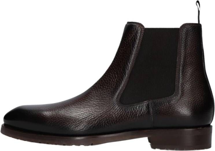 Magnanni Bruine Chelsea boots met elastische inzetstukken Brown Heren