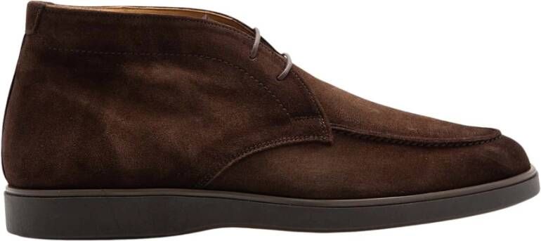 Magnanni Bruine Suède Veterschoenen Model 25622 Brown Heren