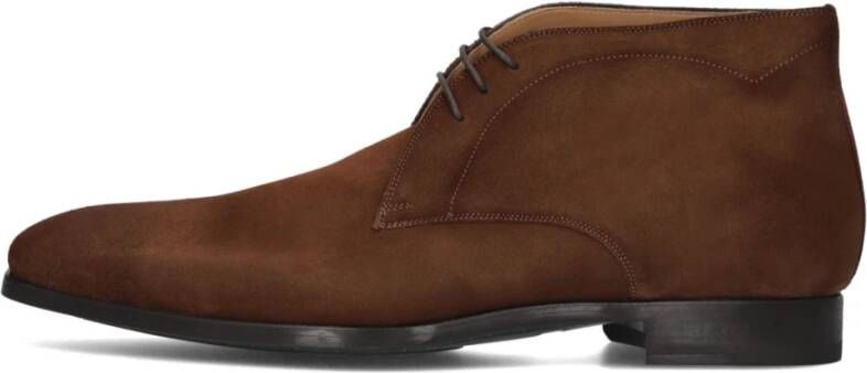 Magnanni Elegante Bruine Suède Herenschoenen Brown Heren