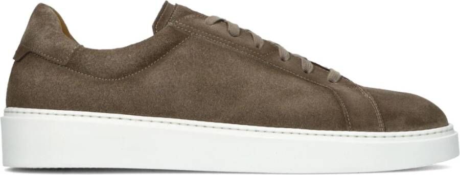 Magnanni Heren Casual Suede Sneakers Brown Heren