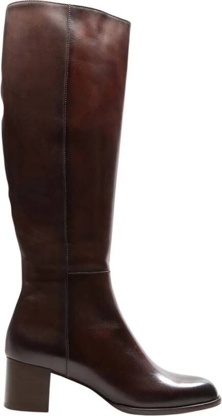 Magnanni Kniehoge laars met 5 cm hak Brown Dames