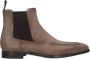 Magnanni Taupe Suede Chelsea Boots voor Heren Beige Heren - Thumbnail 1