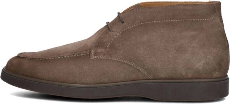 Magnanni Taupe Suède Veterschoenen 25622 Brown Heren