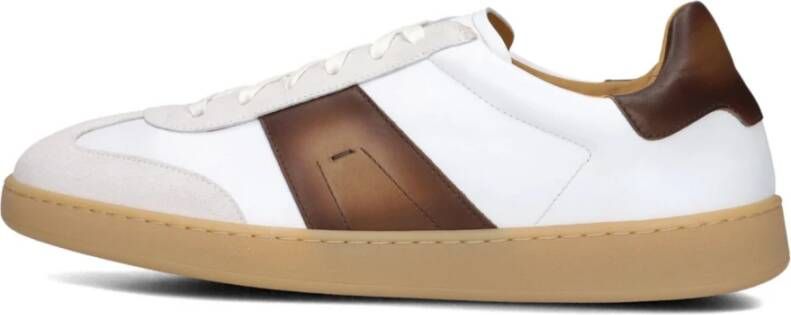 Magnanni Witte Lage Top Heren Sneakers White Heren