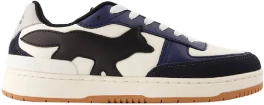 Maison Kitsuné Leather sneakers Blue Dames