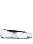 Maison Margiela Bianchetto ballerina's in wit en zwart White Dames - Thumbnail 1