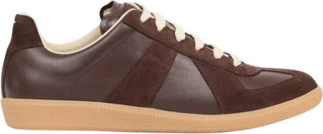 Maison Margiela Bruine Sneakers voor Mannen Aw24 Brown Heren