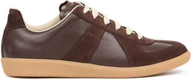 Maison Margiela Bruine Sneakers voor Stijlvolle Outfits Brown Heren