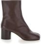 Maison Margiela Bruine Tabi Enkellaarzen met hoge hak Brown Dames - Thumbnail 9