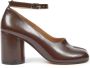 Maison Margiela Bruine Tabi Hakken met Enkelband Brown Dames - Thumbnail 7