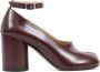 Maison Margiela Bruine Tabi Toe Platte Schoenen Brown Dames - Thumbnail 1