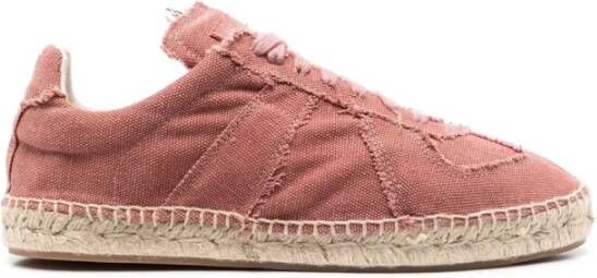 Maison Margiela Low-Top Sneakers "replica" Espadrilles Sneakers in poeder roze