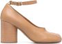 Maison Margiela Elegant Beige Mid Heel Pumps Beige Dames - Thumbnail 1