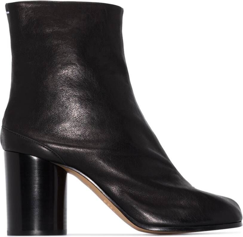 Maison Margiela Enkellaarzen in Tabi-stijl Black Dames