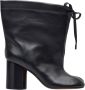 Maison Margiela Zwarte Tabi Balloon Enkellaarzen Black Dames - Thumbnail 9