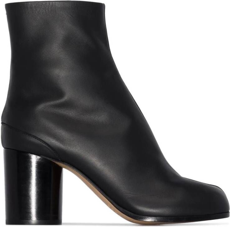 Maison Margiela Iconische Tabi-laarzen met hoge blokhak Black Dames