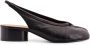 Maison Margiela Iconische Tabi Leren Slingback Hakken Black Dames - Thumbnail 1