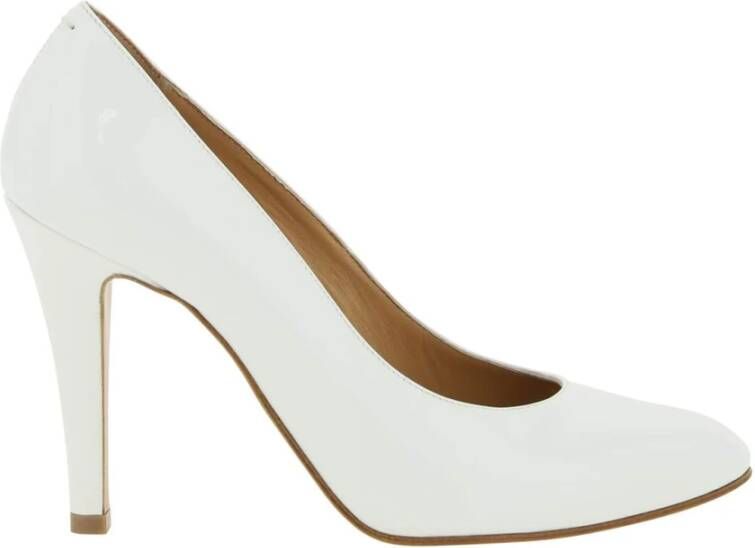 Maison Margiela Lakleren pumps White Dames