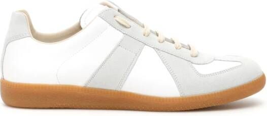 Maison Margiela Leren en Suède Replica Sneakers White Dames