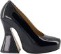 Maison Margiela Leren Plateau Pumps One Stitch Black Dames - Thumbnail 4