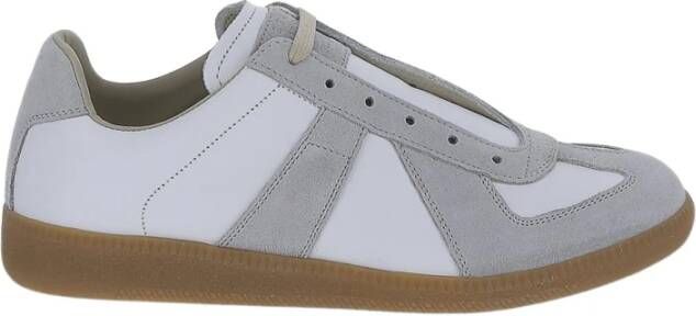 Maison Margiela Leren Replica Sneaker White Dames