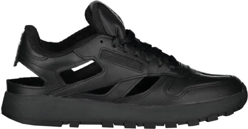 Maison Margiela Leren sneakers met uitsparingen Black Dames