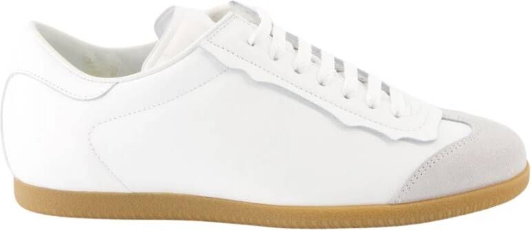 Maison Margiela Witte kalfsleren sneakers voor vrouwen White Dames