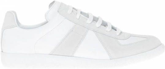 Maison Margiela Replica sneaker van kalfsleer met suède details