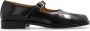 Maison Margiela Zwarte leren loafers met Tabi teen Black Dames - Thumbnail 1