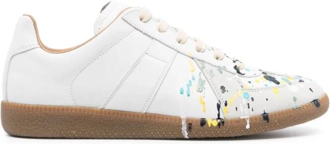 Maison Margiela Multicolor Verf-Spat Sneakers Multicolor Dames