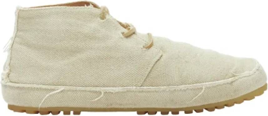 Maison Margiela Pre-owned Canvas sneakers Beige Heren