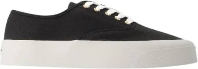 Maison Margiela Pre-owned Cotton sneakers Black Heren