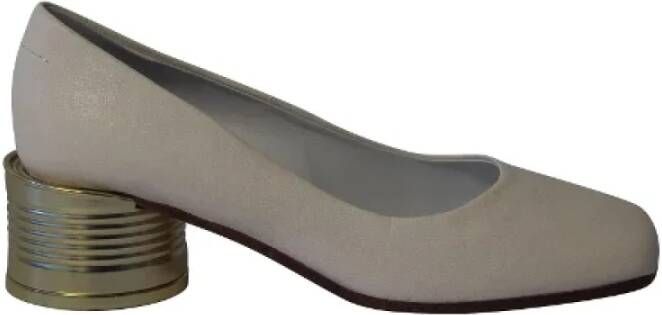 Maison Margiela Pre-owned Leather heels Gray Dames