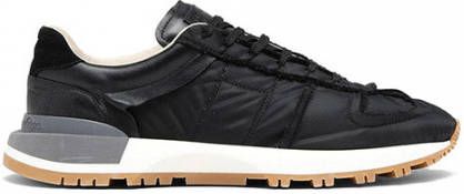 Maison Margiela Zwarte nylon 50-50 sneakers Stijlvol en veelzijdig Black Heren