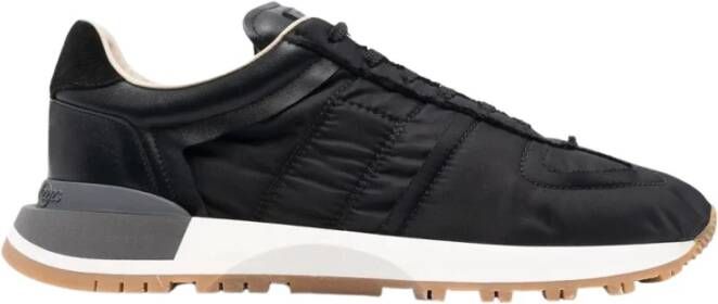 Maison Margiela Zwarte nylon 50-50 sneakers Stijlvol en veelzijdig Black Heren - Foto 1