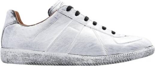 Maison Margiela Verhoog je sneaker game met unieke witte leren sneakers Wit Heren