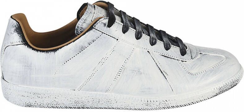 Maison Margiela Verhoog je sneaker game met unieke witte leren sneakers Wit Heren